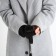 Gloves are female, dimensionless, without insulation, black color