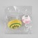 The needle-ring "Lemon", 5 × 4.5 × 4 cm, yellow color
