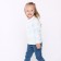 Children's jacket, white color, height 98-104 cm