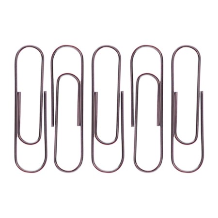 Square crossbreaker with a magnet transparent plastic, paper clips 100 pieces-2