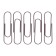 Square crossbreaker with a magnet transparent plastic, paper clips 100 pieces
