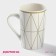 Porcelain shade White Style, 380 ml, white color
