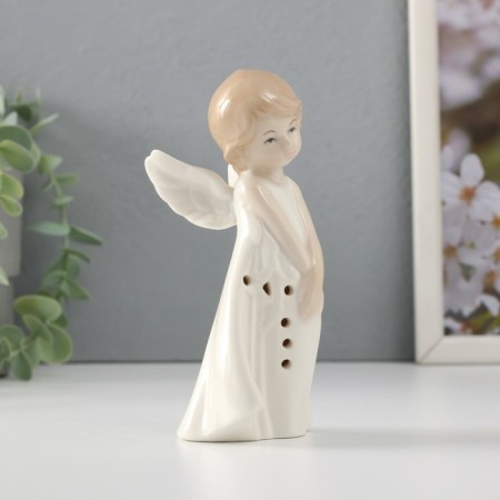 Souvenir Ceramics Light "Girl-Angel Model" 6x6.5x13.5 cm-4