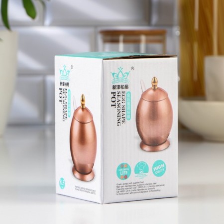 Sugar of stainless steel "Eggie", 360 ml, 7.5 × 13 cm-2