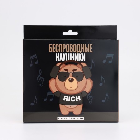 Wireless headphones with a microphone "Rich", model LV-148-5