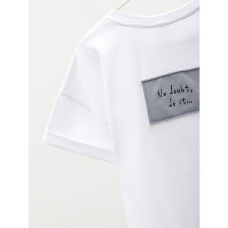 T -shirt Children's Amarobaby Stripe, height 122 cm, white color-10