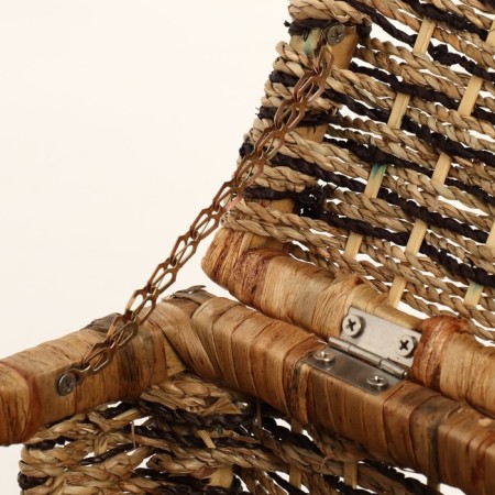 Wicker basket, 36x26x25 cm, reeds, seaweed-2