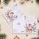 Postcard "Happy New Year and Merry Christmas!" embossing, bullfinch, 18 x 12 cm