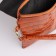 Clamp bag on the valve, brown color