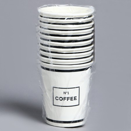 A disposable paper glass for "number one" coffee, 250 ml-3