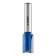 Frases groove bison 28755-12-19, straight, with cutters, shank d = 8 mm, 12 x 19 mm