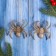 Jewelry decoration "Spider Glitter" (set 2 pcs) 5.5x5.5 cm, gold