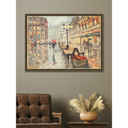 Reproduction of the picture "Kuznetsk bridge", 50x70, frame (45-1311)-2