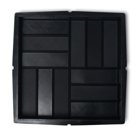 Form for paving slabs, 50 × 50 × 5.6 cm, f3008-m, “stove. 12 stones ”, 1 pc.