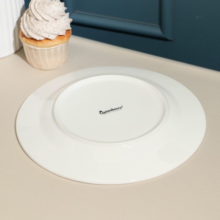 Porcelain plate City, d = 23 cm, white-2