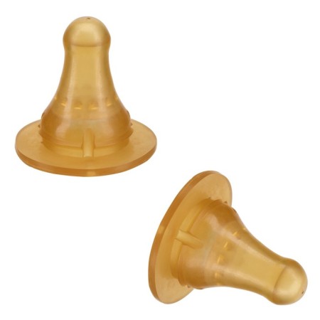 Latex nipples classic with a slow stream, from 0 months, set 2 pcs.-2