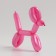 Ball for Twisting latex 150 ", standard, set 10 pcs., Pink color