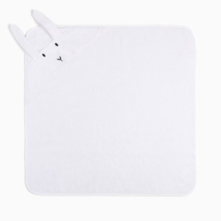 Set of crumb I (towel-angle, mitten, bib), white, 100% HL, 360 gr/m2-4