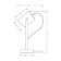 Elori desktop lamp, 1xe27, black and white color
