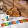 Easter set ADELICA, Menzhitsa, Egg stand, thermal monklakes for 7 eggs, 22 × 18 cm