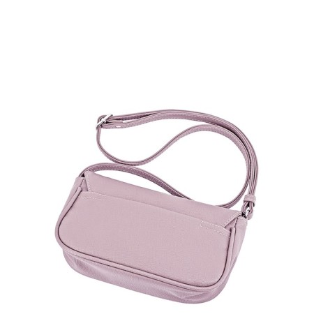 Female bag, artificial leather, pink 20x6x11 cm-1