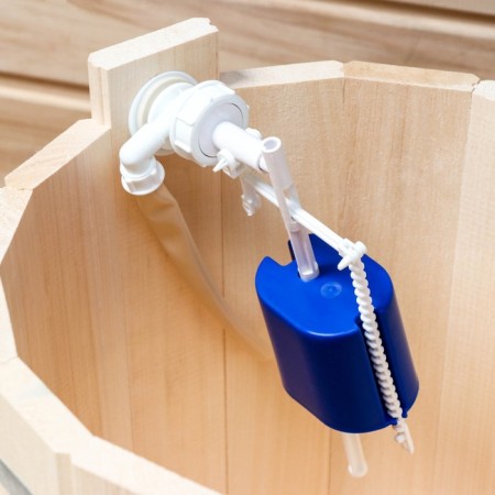 Linding device made of linden, 15 liters, with an overflow device-4