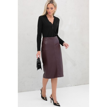 Female skirt, size 58, red color