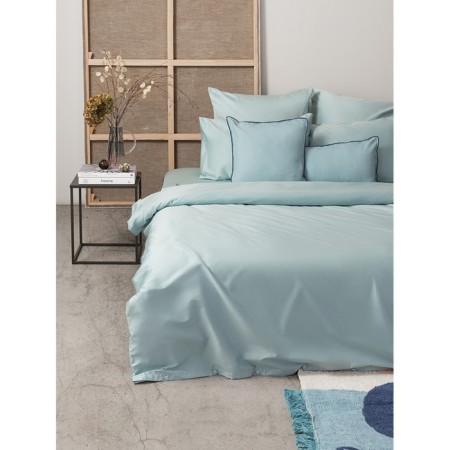 Essential pillowcase set, size 50x70 cm, 2 pcs, blue color-1