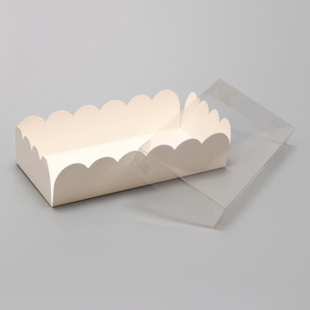 White cookie box, 10 x 20 x 5 cm-2