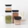 Rectangular container Brabantia Tasty+, dark gray color, 0.7 l
