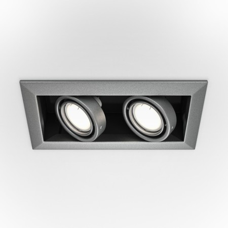 The built-in lamp Technical DL008-2-02-S, GU10, 2x50 W, 245x126x72 mm, silver-4