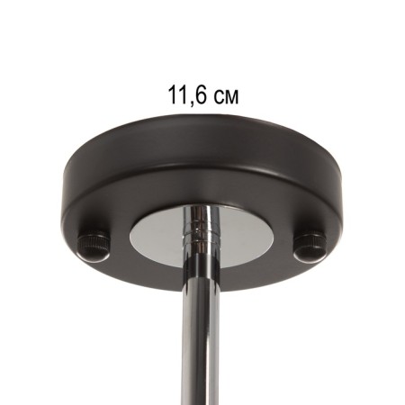 ARISA chandelier 5he27 40W black-silver 60x60x40 cm-3