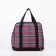 Lightning bag, with an increase, external pocket, blue/red color