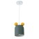 Lamp Bayerlux "Teddy" E27 40W yellow green 20x14x20-120cm