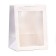 Gift package with a window, white, 60 x 45 x 35 cm