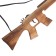 Wooden toy shoots with elastic bands "Automat" 57 × 11.5 × 2 cm