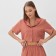 Female pajamas (shirt and shorts) KAFTAN "strip" R.44-46, coral