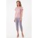 Female trousers, size 46, gray color