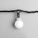 Garland “thread” 5 m with nozzles “white balls”, ip20, dark thread, 20 LED, glow of multi (RG/RB), blinking, 220 V