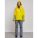 Ski costume female winter, size 50, yellow color
