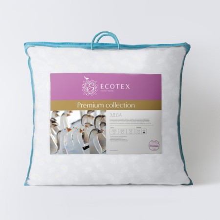 Pillow "Edda", size 68x68 cm, tick-1