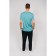Male T -shirt, size 54, turquoise color