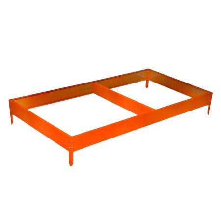 Glocked bed, 295 × 100 × 15 cm, orange, Greengo-7