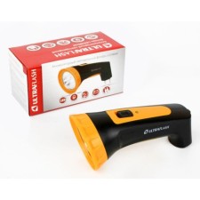 Battery LED3804M 4LED battery. SLA 220V plastic. Chern./Yellow. (Cor.) Ultrafla