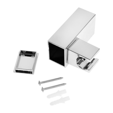 Bowl Holder Zein Z90, square, plastic, chrome-12