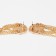 Earrings Assorted "Geometry" circle with a chain, color gold
