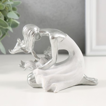 Souvenir Polystone "Mom with your child" 12x7.5x8 cm-3