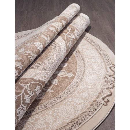 Oval Karmen Hali Armina, size 160x230 cm, color Brown/Brown-1