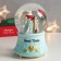 Souvenir Polystone Water Ball Light, Music "Bear and Girl" MIX 12x8x8 cm