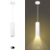 Lamp Cob, 10W, D80x30 cm, white